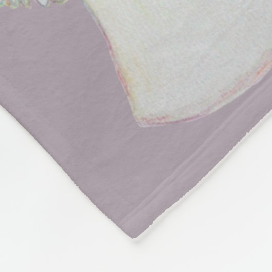 Wat kanker niet kan doen, aangepaste engels chemo fleece deken (Hoek)