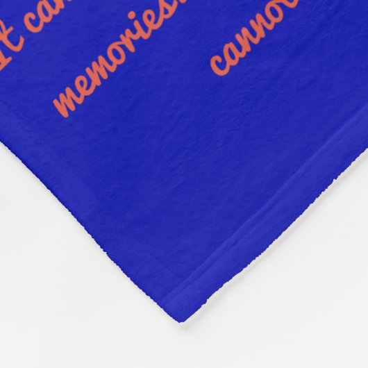 Wat kanker niet kan doen, aangepaste engels chemo fleece deken (Hoek)