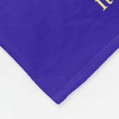 Wat kanker niet kan doen, aangepaste engels chemo fleece deken (Hoek)