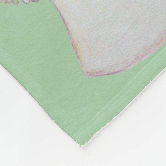 Wat kanker niet kan doen, aangepaste engels chemo fleece deken (Hoek)