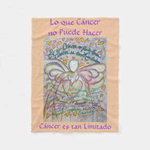 Wat kanker niet kan doen Angel Chemo Dekbed Fleece Deken