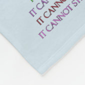 Wat kanker niet kan doen Chemo Angel Fleece Blanke (Hoek)