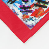 Wat kanker niet kan doen, engel chemo fleece (Hoek)