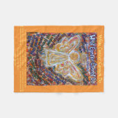 Wat kanker niet kan doen, engel chemo fleece deken (Voorkant (Horizontaal))