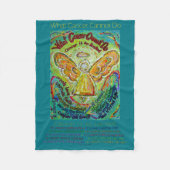 Wat kanker niet kan doen engel Fleece Chemo Blanke (Voorkant)