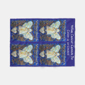 Wat kanker niet kan doen engel Fleece Chemo Blanke (Voorkant (Horizontaal))