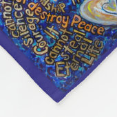 Wat kanker niet kan doen engel Fleece Chemo Blanke (Hoek)