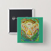 Wat kanker niet kan doen Engel Lapel Pin-Buttonnen Vierkante Button 5,1 Cm (Voorkant /achterkant)