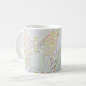 Wat kanker niet kan doen Gedicht Angel Coffee Mok  (Voorkant links)