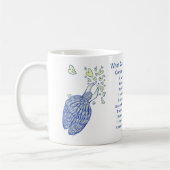 Wat kanker niet kan doen Gedicht Angel Coffee Mok  (Links)