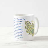 Wat kanker niet kan doen gedicht Art Coffee Mok Cu (Voorkant rechts)