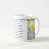 Wat kanker niet kan doen gedicht koffie Mok hart c (Voorkant rechts)