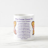 Wat kanker niet kan doen Gedicht Liefde Koffie Mok (Center)