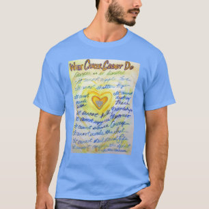 Wat kanker niet kan doen, is Angel Custom T-Shirt