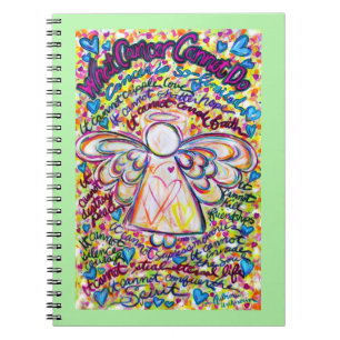 Wat kanker niet kan doen is Angel Journal Art Noti Notitieboek