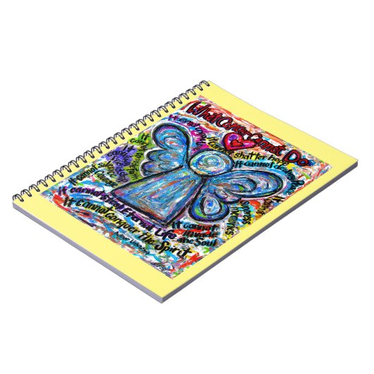 Wat kanker niet kan doen is het Notitieboek Angel  (Linkerzijde)