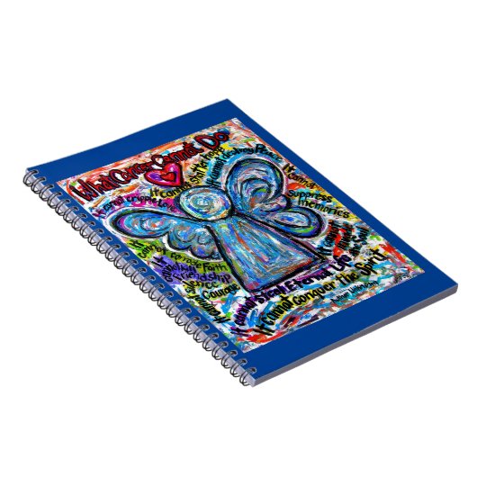 Wat kanker niet kan doen is het Notitieboek Angel (Rechterzijde)