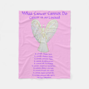 Wat kanker niet kan doen, kan Angel Chemo Aangepas Fleece Deken