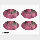 Wat kanker niet kan doen, ondersteunen en stimuler ovale sticker (Vel)