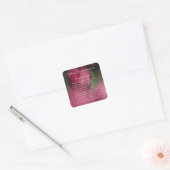 Wat kanker niet kan doen, ondersteunen en stimuler vierkante sticker (Envelop)