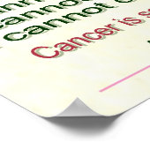 Wat kanker niet kan doen poster (Hoek)