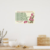 Wat kanker niet kan doen poster (Keuken)