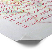 Wat kanker niet kan doen Poster afdrukken (Hoek)