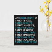 Wat kanker niet kan doen Trigeminale Neuralgie bew Kaart (Gele Bloem)