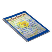 Wat kanker niet kan doen, waankunstjournaal notitieboek (Rechterzijde)