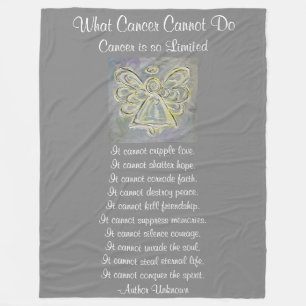 Wat kanker niet kan doen, White Angel Chemo Blanke Fleece Deken