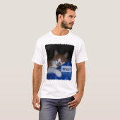 Wat? Kat Humor T-shirt (Voorkant volledig)