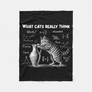 Wat katten echt grappig vinden Kattenfysica Wetens Fleece Deken