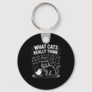 Wat katten echt grappig vinden kattenmeme fysica h sleutelhanger