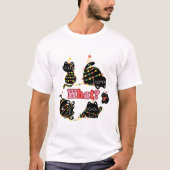Wat Katten Kerst Grappig T-shirt (Voorkant)