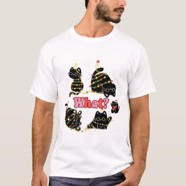 Wat Katten Kerst Grappig T-shirt