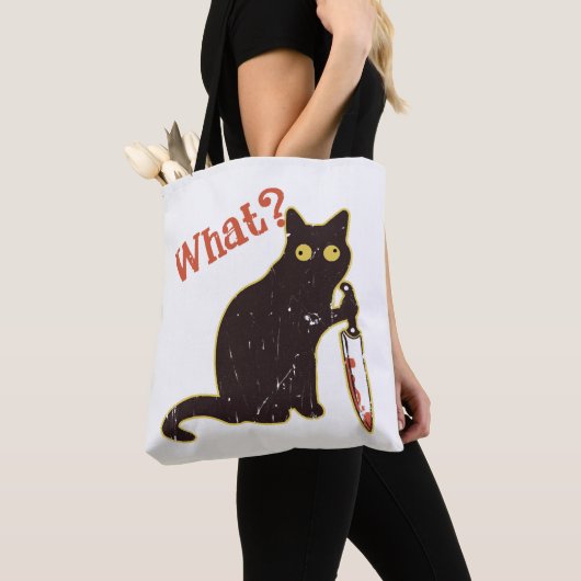Wat - katteneigenaar tote bag (Dichtbij)