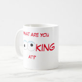 Wat kijk je naar Mok? Koffiemok (Voorkant links)