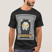 Wat kijk je op Wednesday Cat T-shirt (Voorkant)
