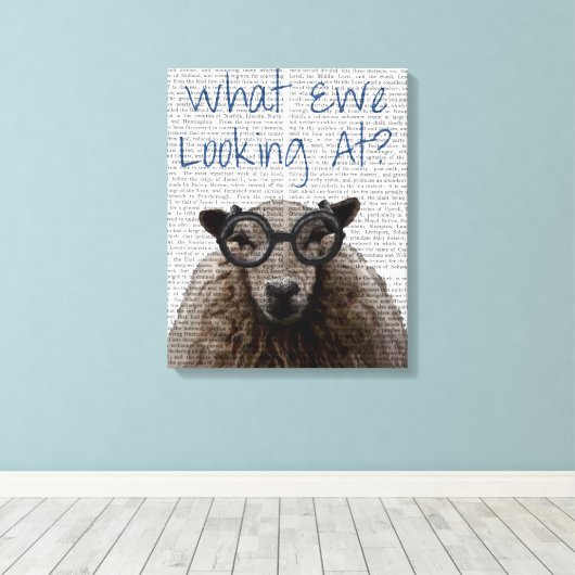 Wat kijken we nu naar canvas afdruk (Insitu (Houten vloer))