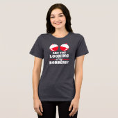 WAT KIJKT U NAAR Tri-Blend SHIRT (Voorkant volledig)