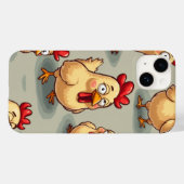 Wat kippen plukken leuk is Case-Mate iPhone case (Achterkant (horizontaal))