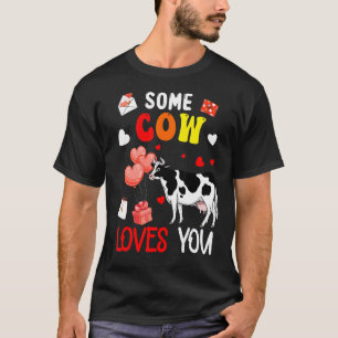 Wat Koe houdt van de Valentijnsdag Rancher van de T-shirt