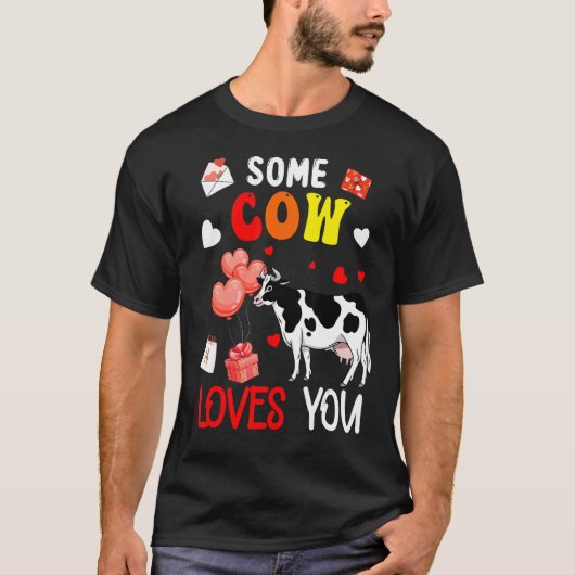 Wat Koe houdt van de Valentijnsdag Rancher van de T-shirt (Voorkant)