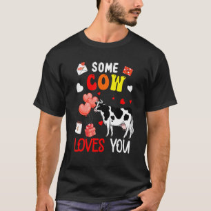 Wat Koe houdt van de Valentijnsdag Rancher van de  T-shirt