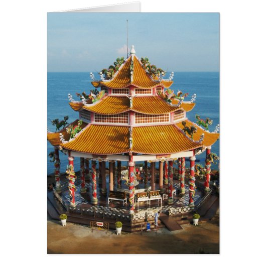 Wat Koh Loi ... Sriracha, Chonburi, Thailand Kaart (Voorkant)