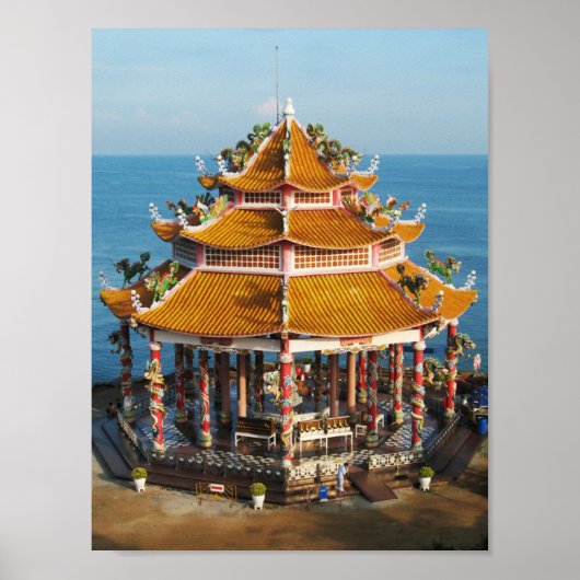 Wat Koh Loi ... Sriracha, Chonburi, Thailand Poster (Voorkant)