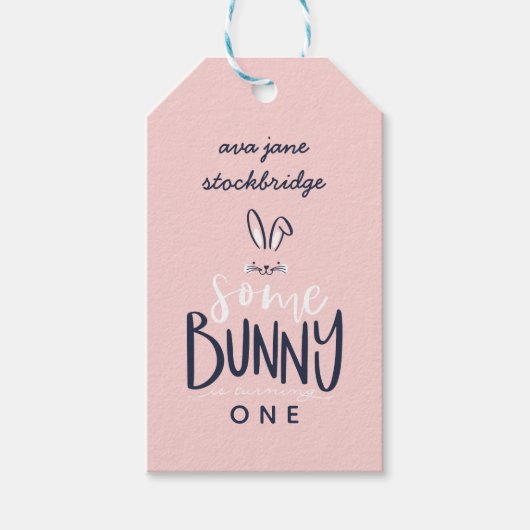 WAT KONIJN VERJAARDAGSFEEST CADEAULABEL (Voorkant)