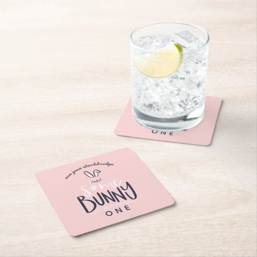 WAT KONIJN VERJAARDAGSFEEST KARTONNEN ONDERZETTERS (Insitu)