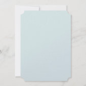 Wat konijntje Baby shower uitnodiging (Achterkant)