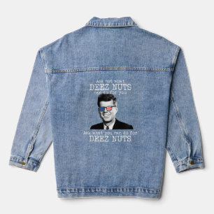 Wat kun je doen voor Deez Nuts JFK John Kennedy Denim Jacket